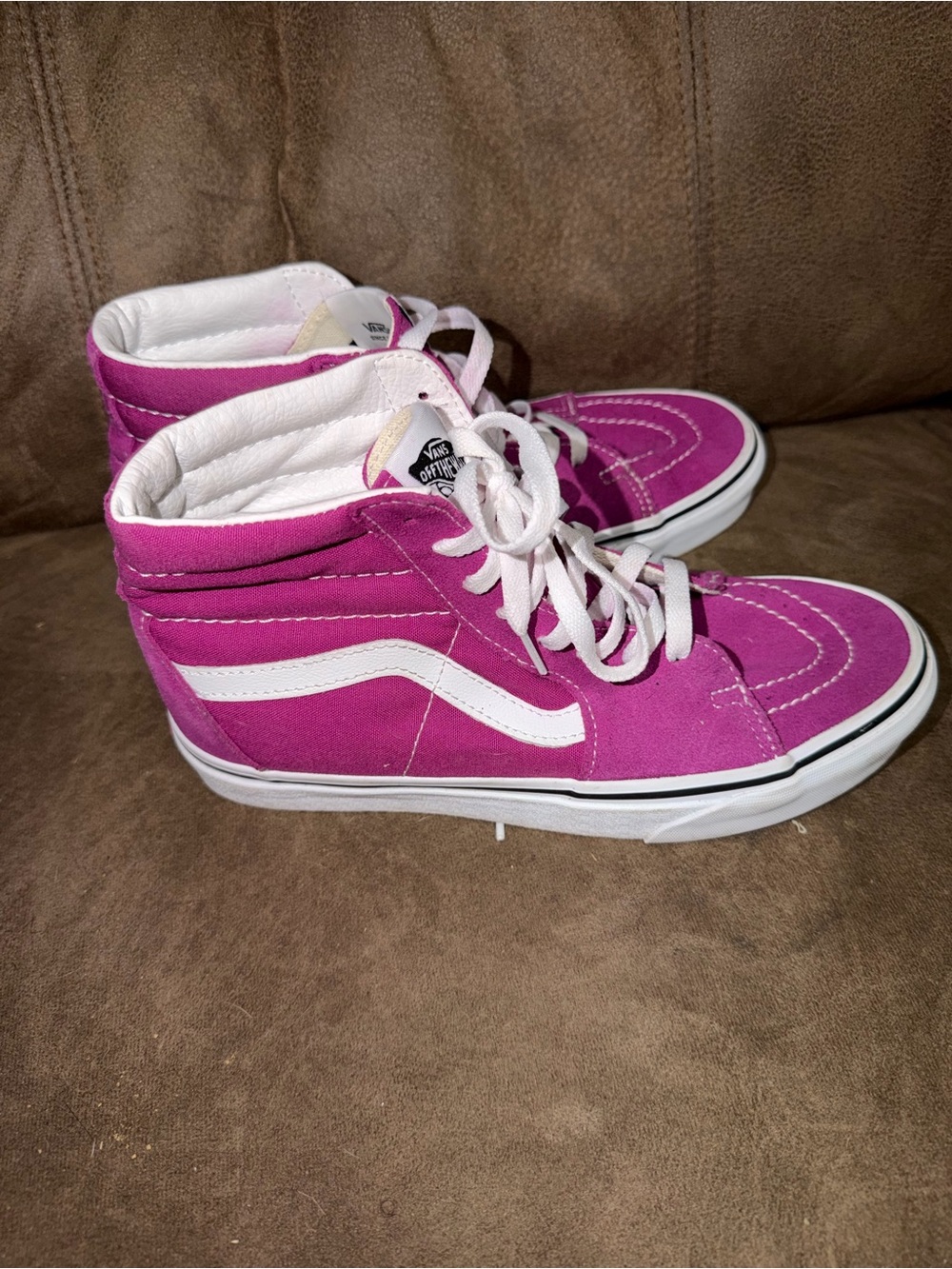 Vans Sk8-Hi Pink High Top Sneakers